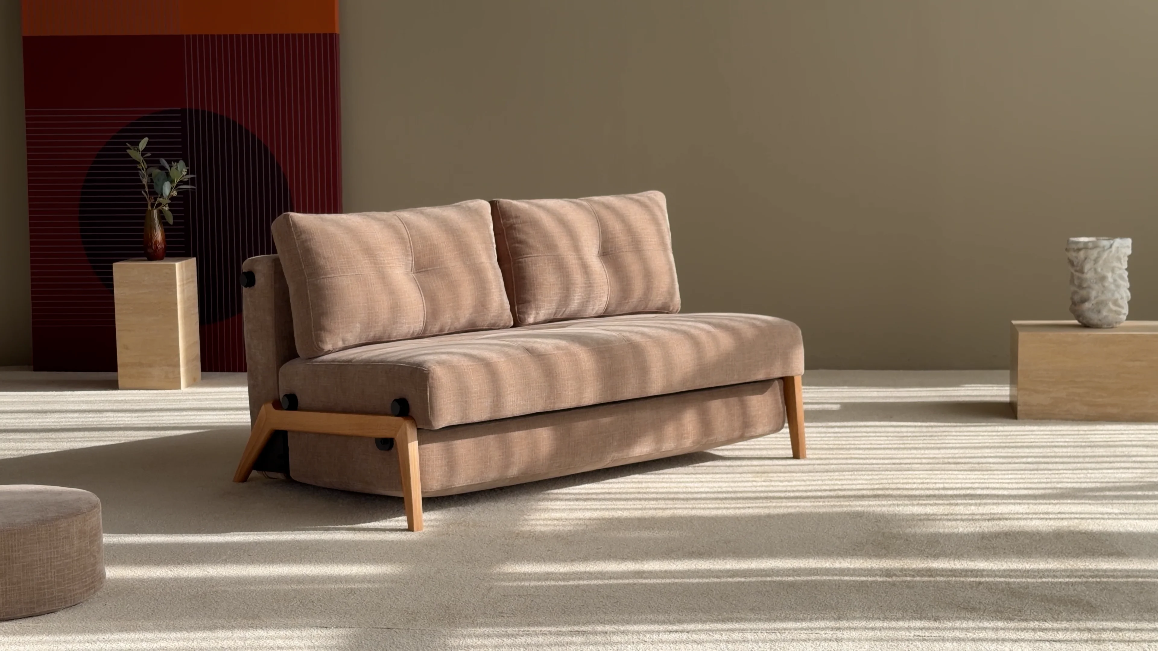 Cubed 140 Wood Sofa Bed