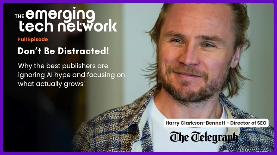 Emerging Tech Network #16 - Don't be Distracted!