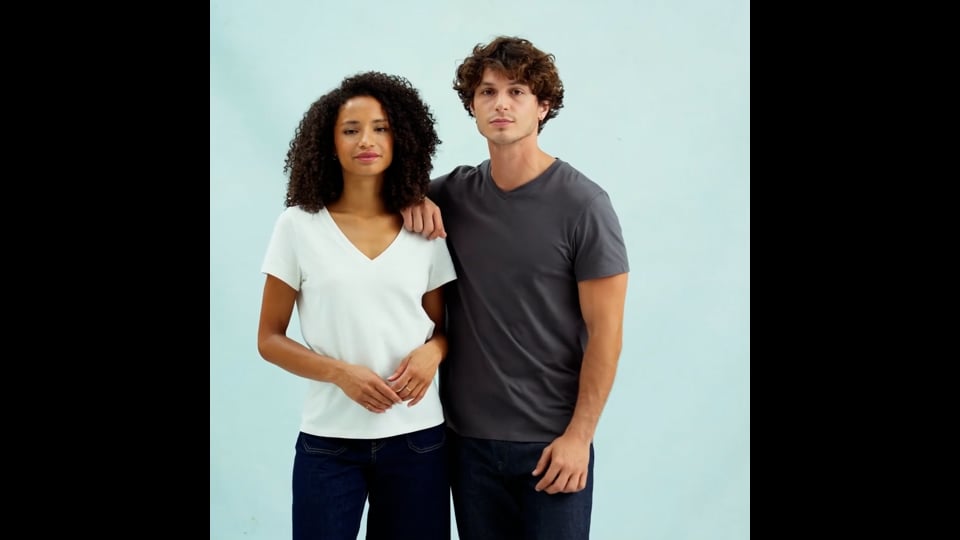 TEE-SHIRT MIXTE COULEUR PERSONNALISABLE 'REGENT V'