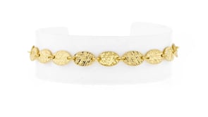 Italian 18kt Gold Over Sterling Oval-Link Bracelet