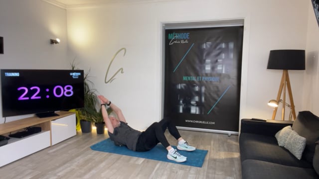 Séance 3 tiers (cardio/abdos ballon/stretch) 13/04/26