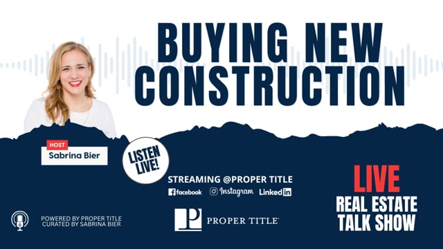 Buying New Construction