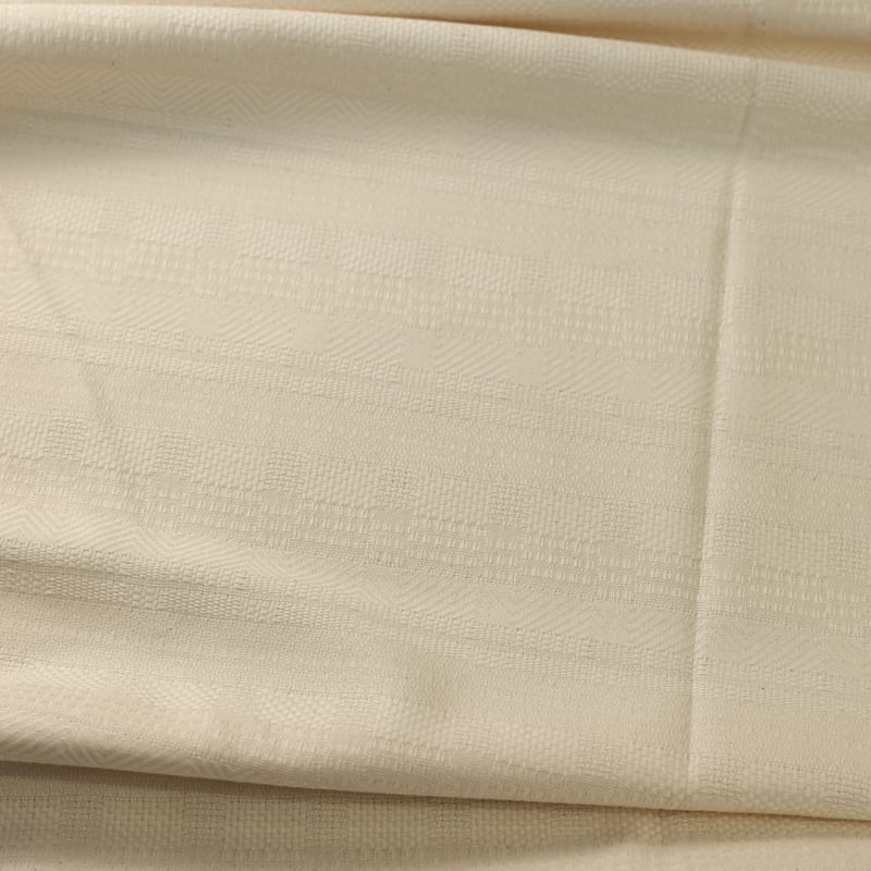 Vidéo: Jacquard 100% coton - Écru