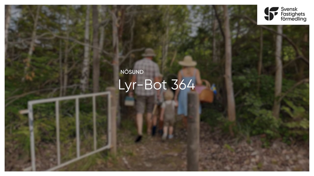 8 rum Vinterbonat fritidshus på Lyr-Bot 364 Lyr Orust kommun - video
