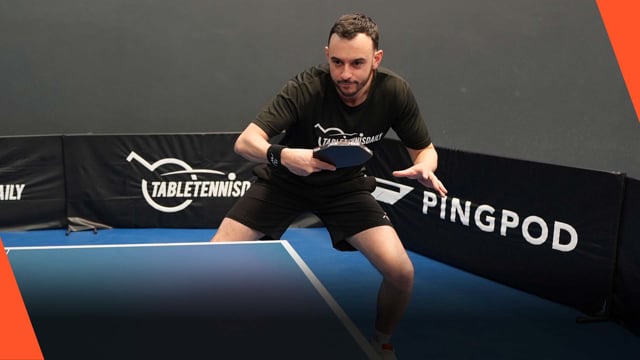 Shifting your weight on the backhand