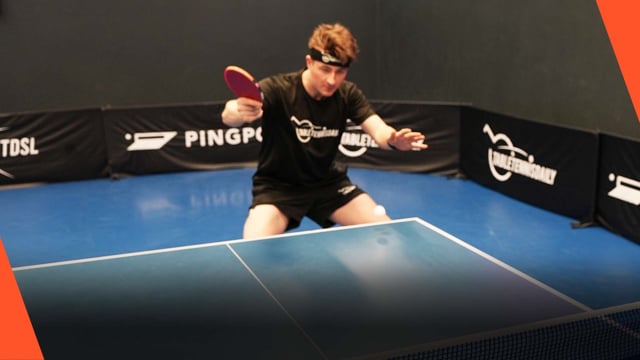 How To Backhand Topspin against backspin