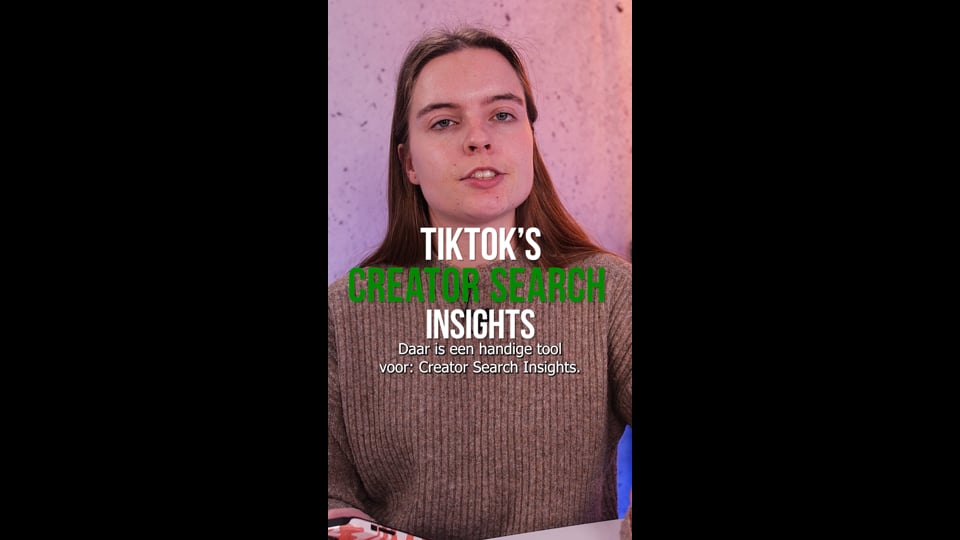 TikTok als zoekmachine: zo haal je meer uit Creator Search Insights [6 stappen]