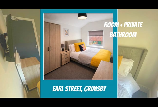 Furnished Double Rooms Earl Street, Grimsby 🏠 Main Photo