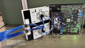 New 224 Gbps PAM4 Backplane, Mid-Board Cable Solutions - DesignCon 2026 - Samtec