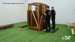 Watch your Sauna being assembled