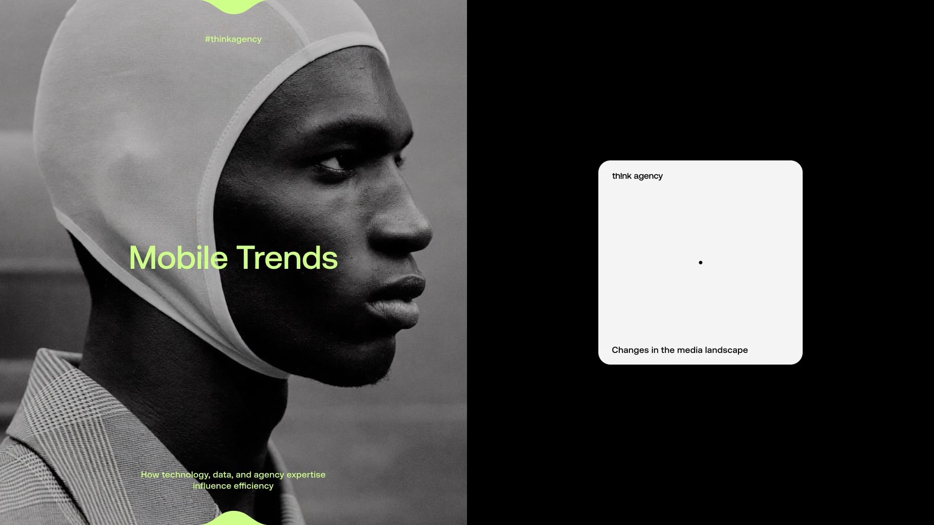 Digital agency branding identity 2026 by ONY Agency for Think Agency