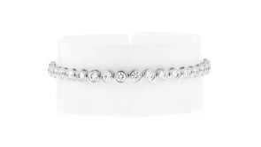5.00 ct. t.w. Bezel-Set Lab-Grown Diamond Bracelet in Sterling Silver