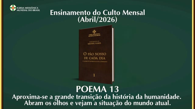 Capa do vídeo “Ensinamento do Culto Mensal de Agradecimento dedicado aos Jovens - Abril / 2026”