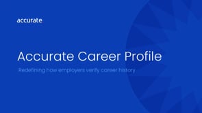 Accurate Career Profile Demo