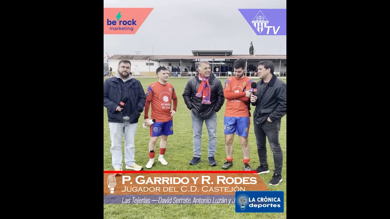 PEDRO GARRIDO y RAÚL RODES (Jugadores Castejón) CD Castejón 2-1 SD Huesca C / Jor. 26 - 2ª Regional Gr 2-1 / Fuente: CD Castejón