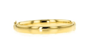8mm 14kt Yellow Gold-Plated Bangle Bracelet