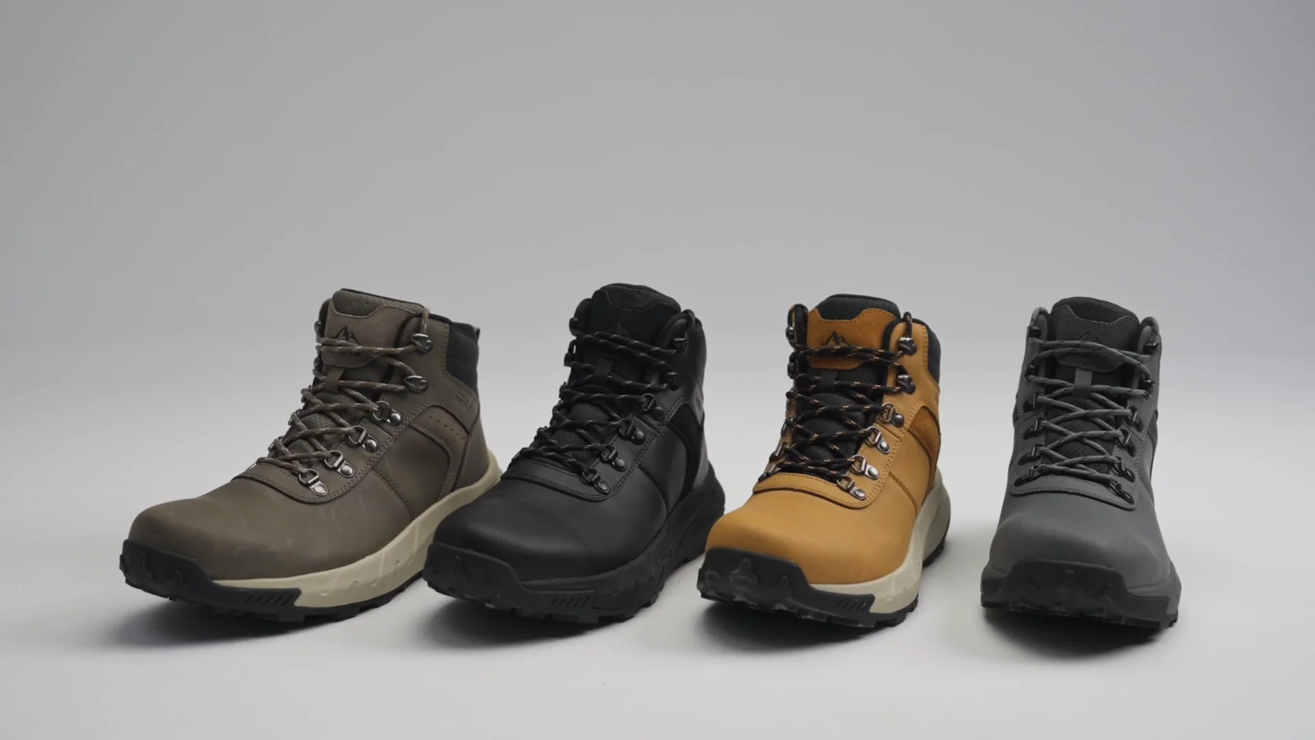 Arch Support Leather & Suede Hiking Boots