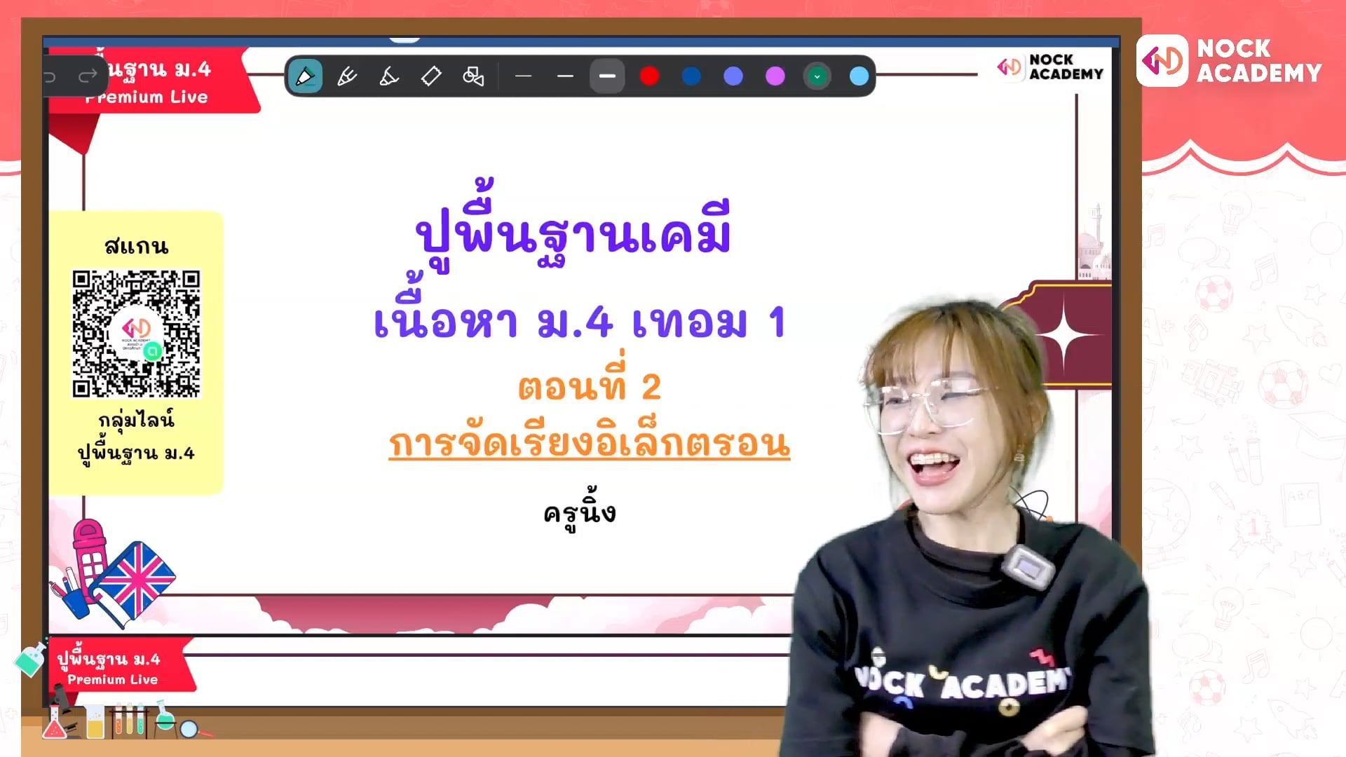 ปูพื้นฐานเคมี ม.4 เทอม 1 ตอนที่ 2 การจัดเรียงอิเล็กตรอน