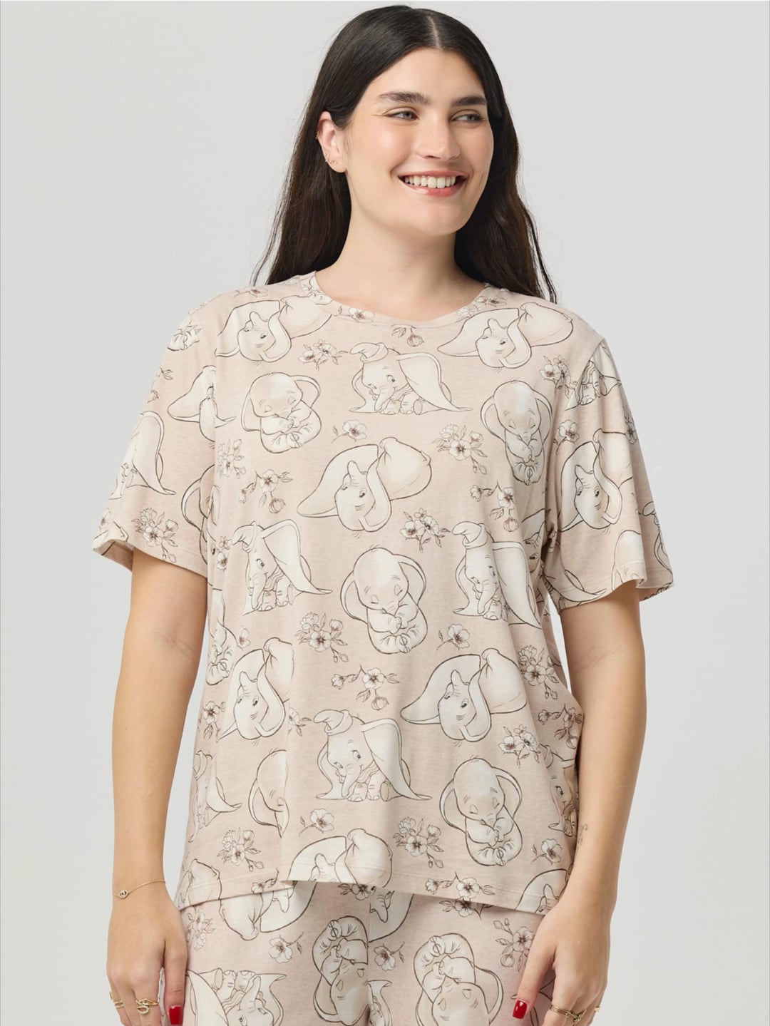 סט פיג’מה 7/8 עם כיתוב אישי DUMBO