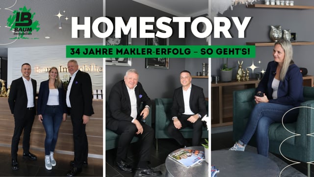 Homestory: Erfolgsgeheimnisse von Baum Immobilien | 34 Jahre Marktführer & skalierbares Maklersystem