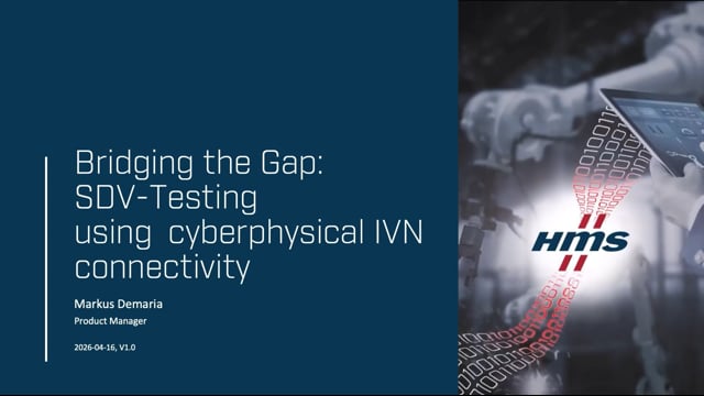 Bridging the gap: SDV testing using cyberphysical IVN connectivity