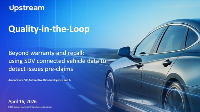 Beyond warranties and recalls: Using connected vehicle data to detect issues pre-claims
