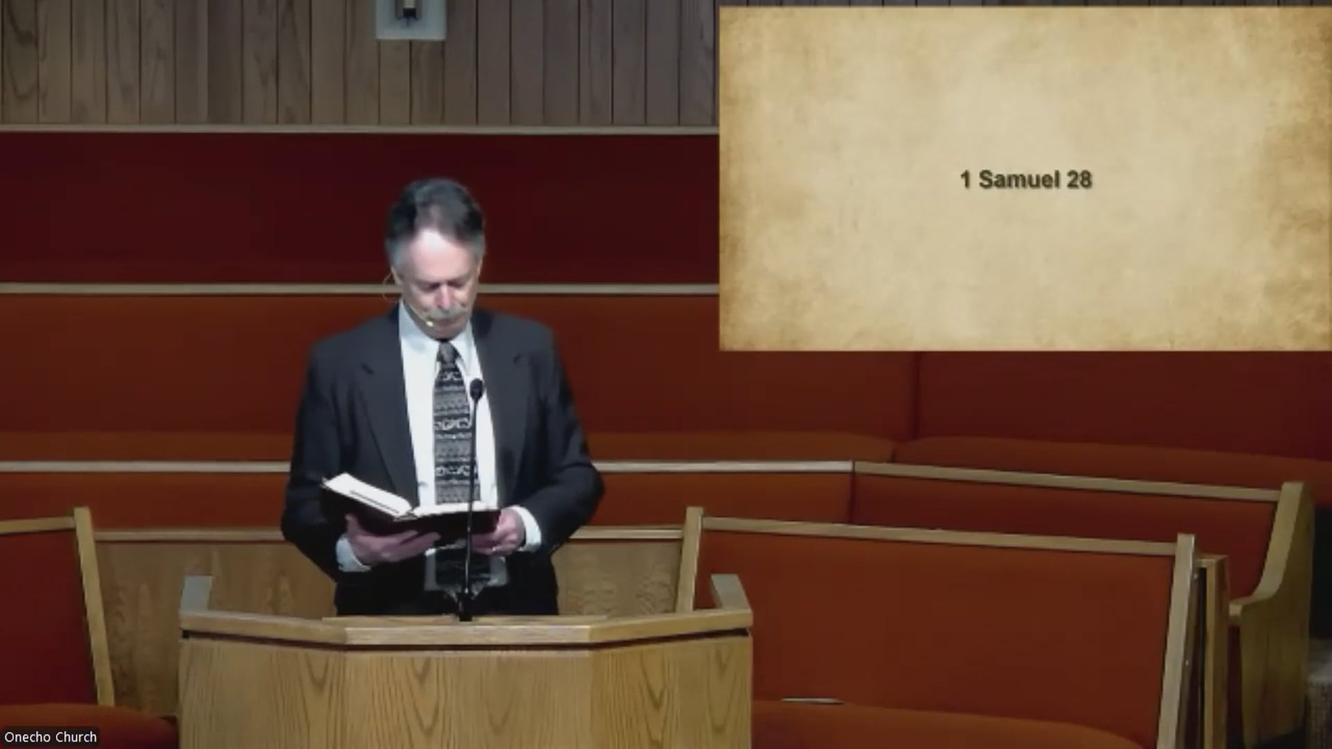 4.12.26 -  1 Sam 28 part 2 - Pastor Nyholm