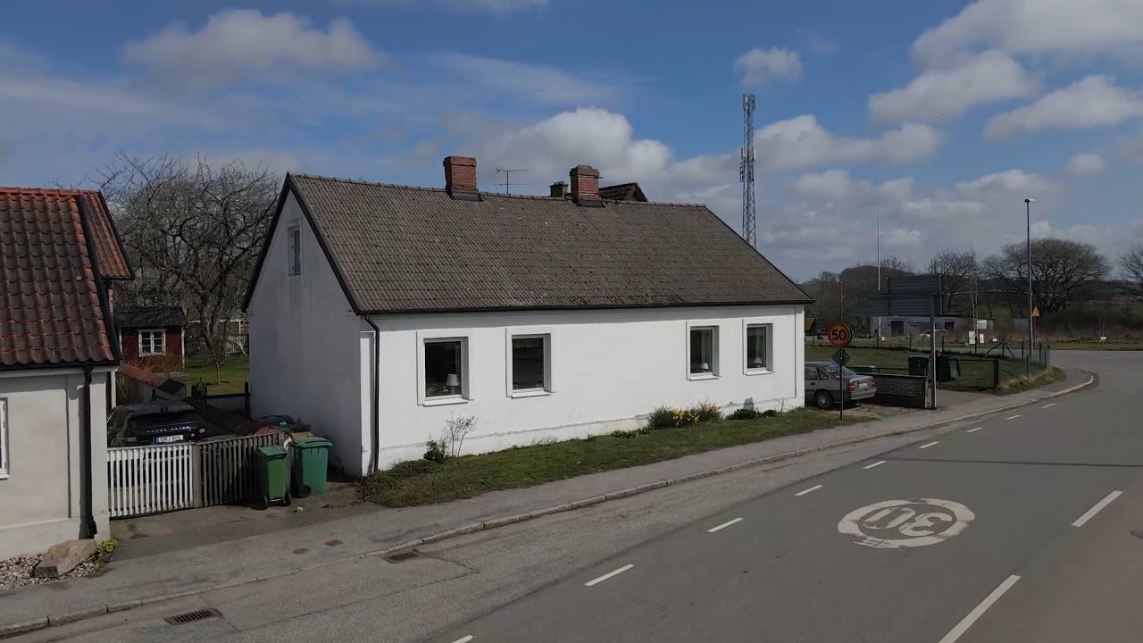 5 rum Villa på Tranesvägen 4 Skåne-Tranås Tomelilla kommun - video