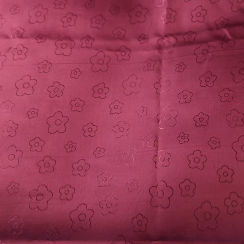 Vidéo: Doublure jacquard acétate & viscose - Fleur violet