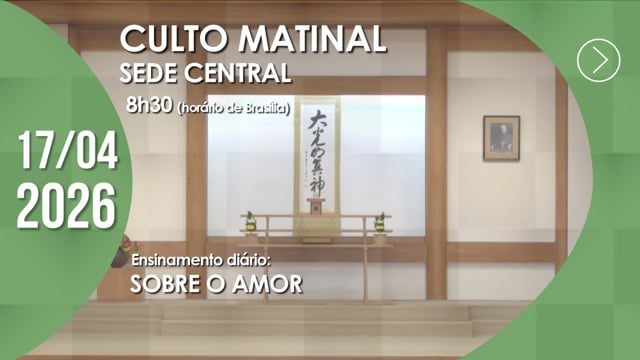 Capa do vídeo do “Culto Matinal | Sede Central - 17/04/2026”.