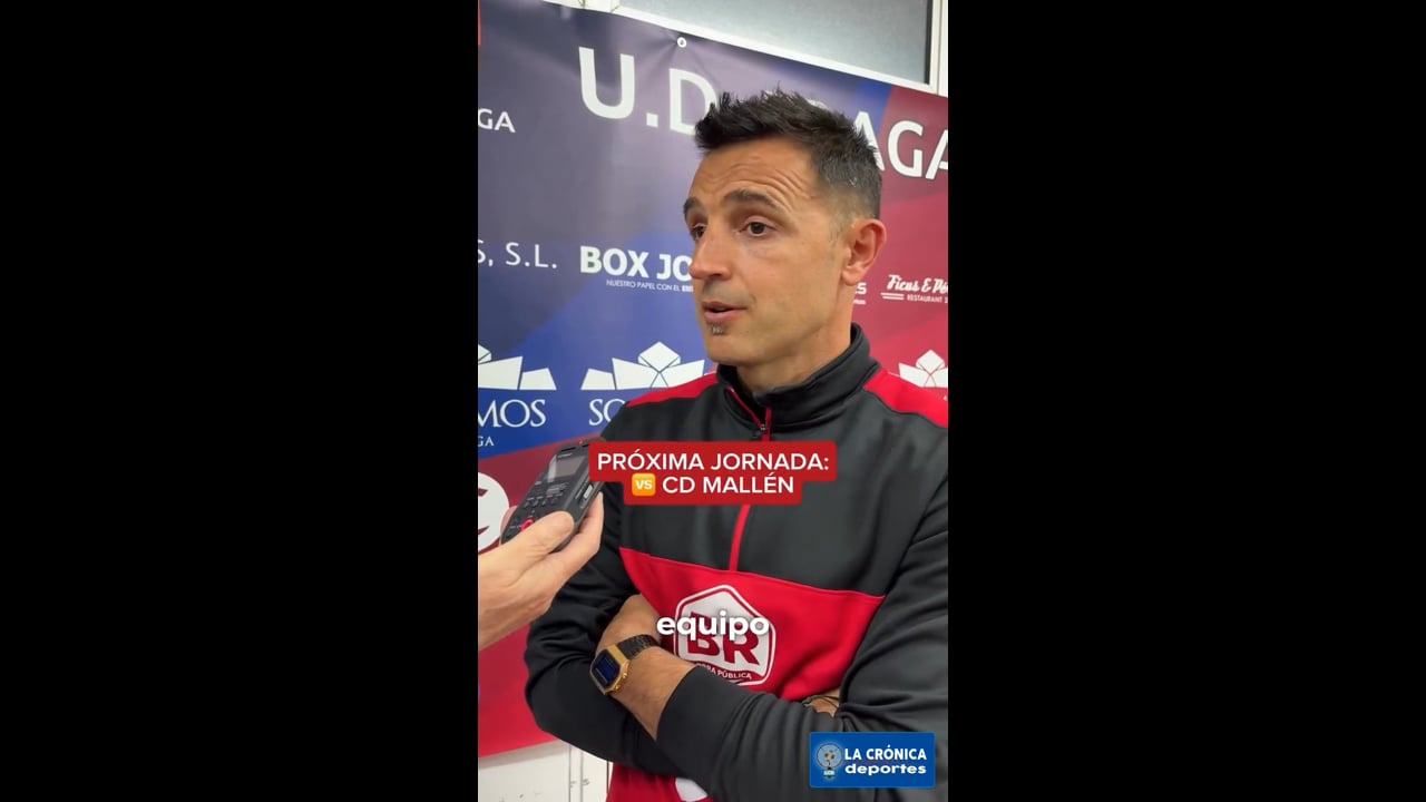 LA PREVIA / CD Mallén - UD Fraga / DAVID JIMÉNEZ (Entrenador Fraga) Jor. 28 - Regional Preferente / Gr 1 / Fuente: UD Fraga