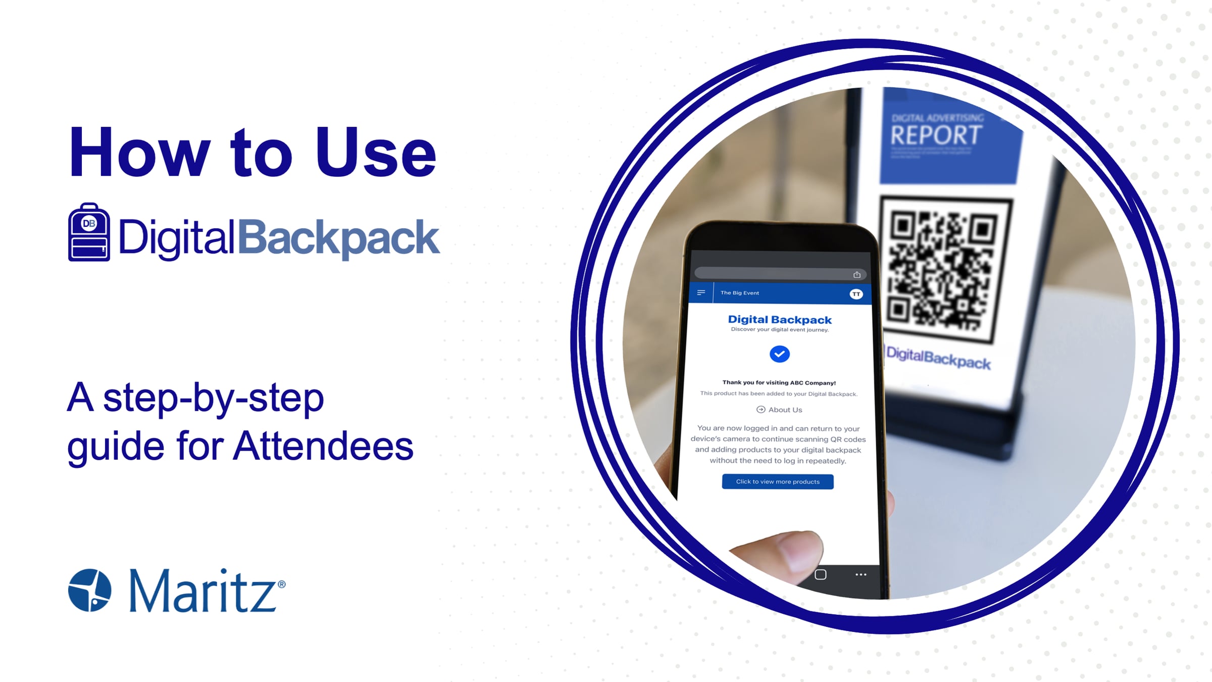 How Attendees Can Use Digital Backpack to Collect Event Content & Track ...