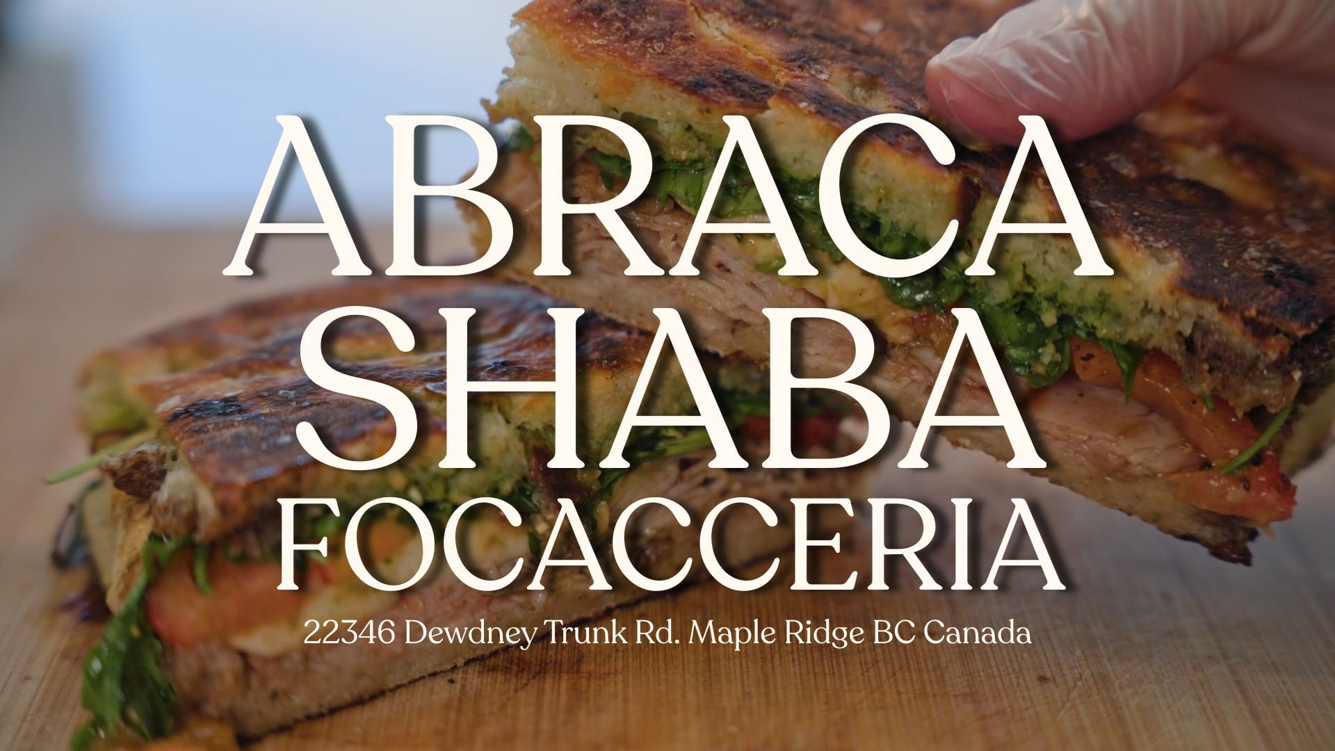 Abraca Shaba Focacceria - Turkey Caprese Panini
