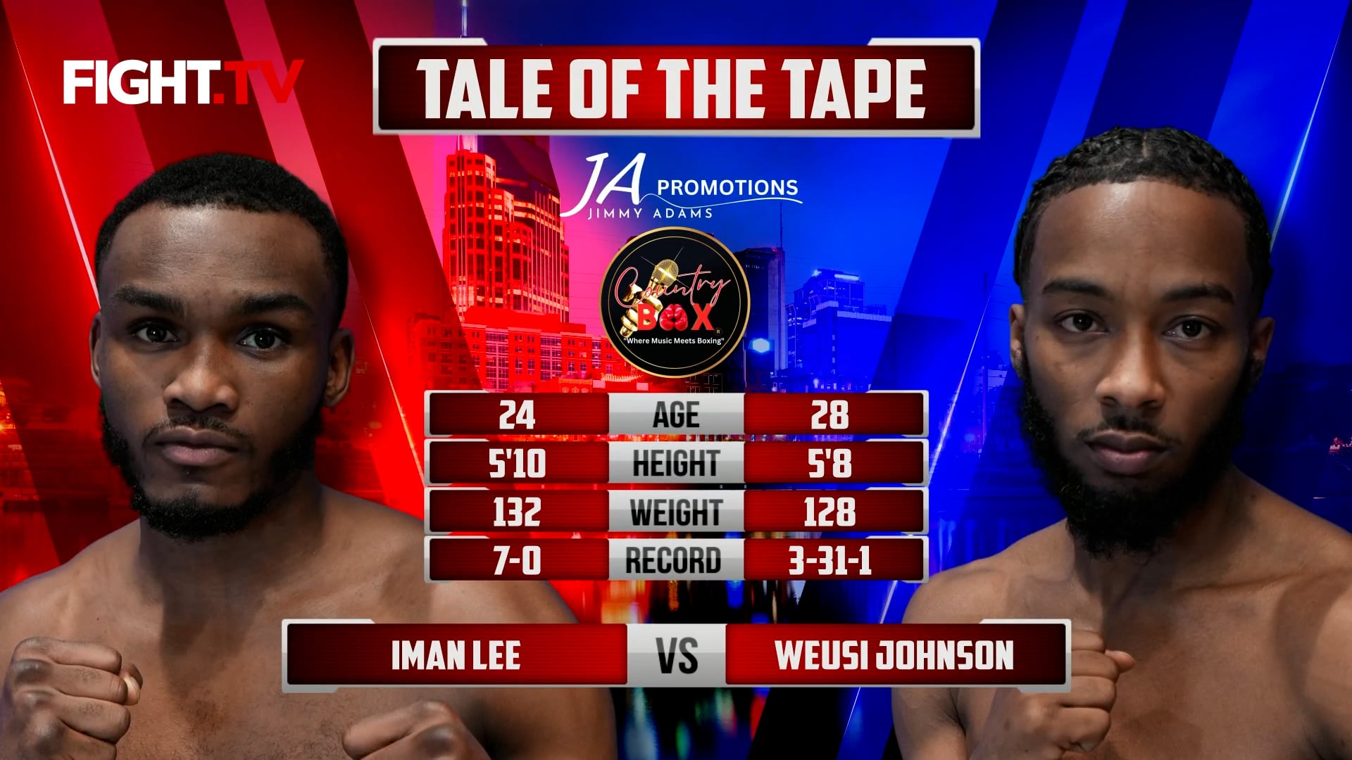 Iman Lee vs. Weusi Johnson