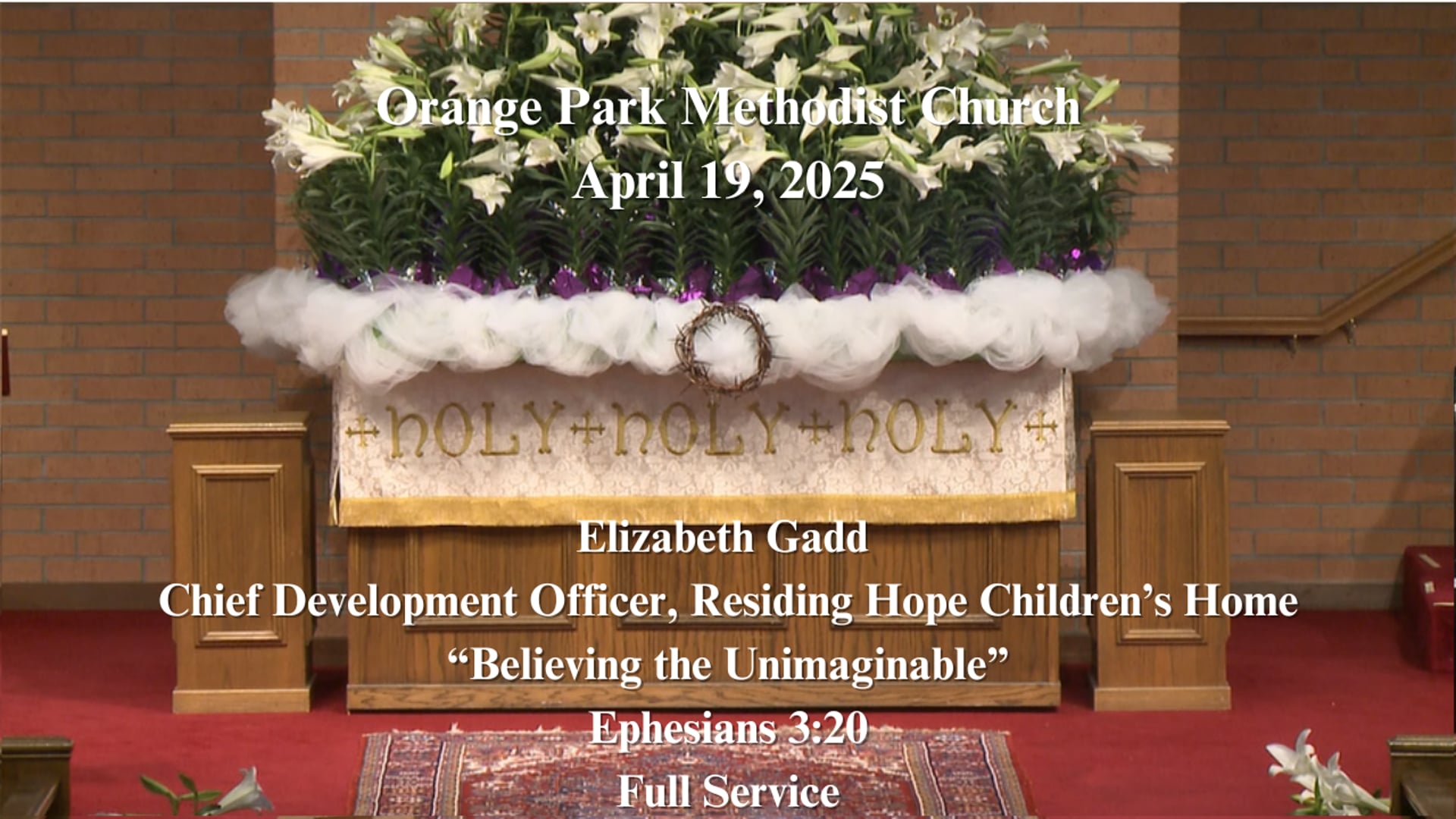 April 19, 2026 Full Service
