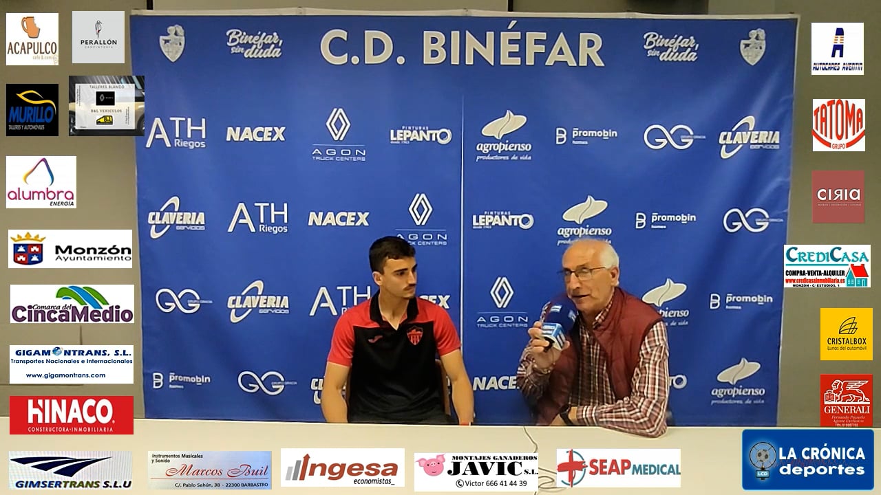 ENRIC  SOLANO (Jugador Monzón) CD Binefar 1-2 At.Monzón Alumbra / J 31 / 3ª RFEF