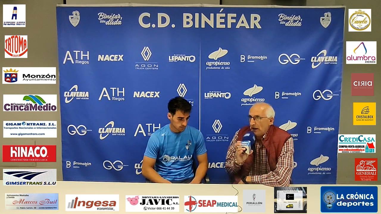 ANDREU  LLADONOSA  (Jugador Binefar) CD Binefar 1-2 At.Monzón  Alumbra / J 31 / 3ª RFEF