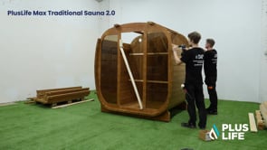Watch your Sauna being assembled