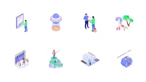 Everyday Isometric Bundle, a Finance Illustration by Vectors Market (Thumbnail 18 of 18)