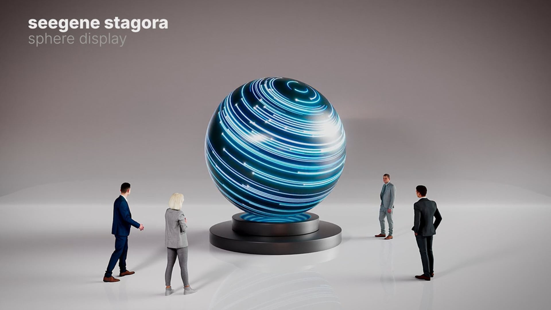 seegene stagora sphere display motion graphic