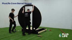 Watch your Sauna being assembled