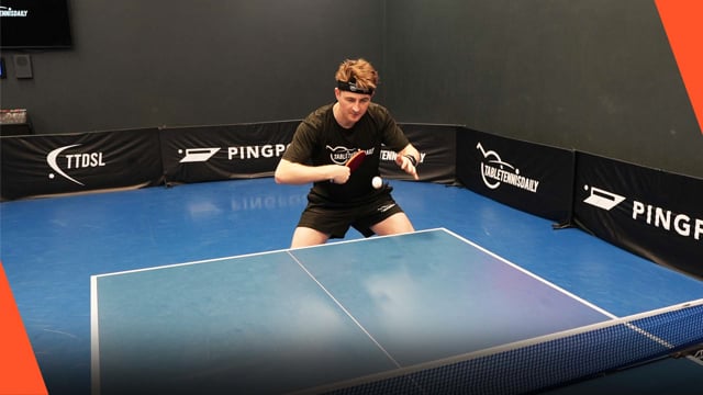 When to backhand spin and punch