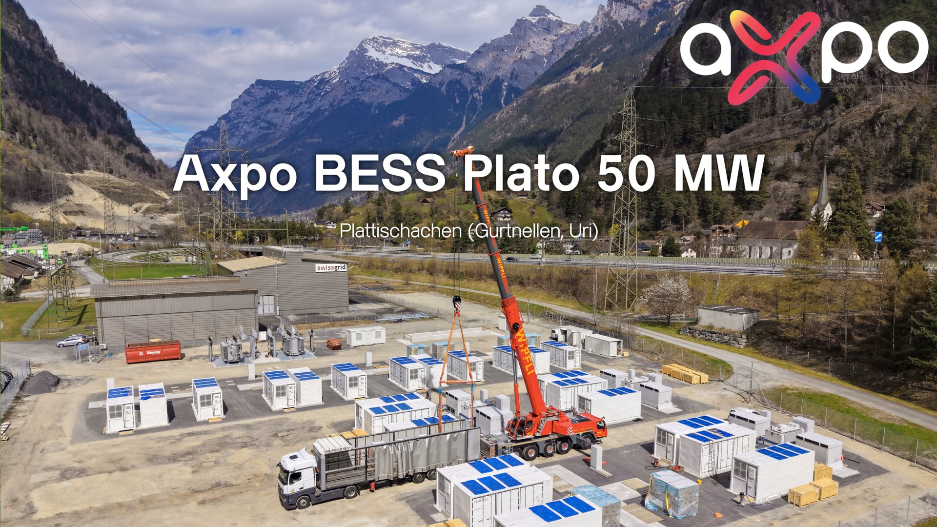 Axpo Group | BESS Plato 50 MW - Plattischachen (Gurtnellen, Uri)