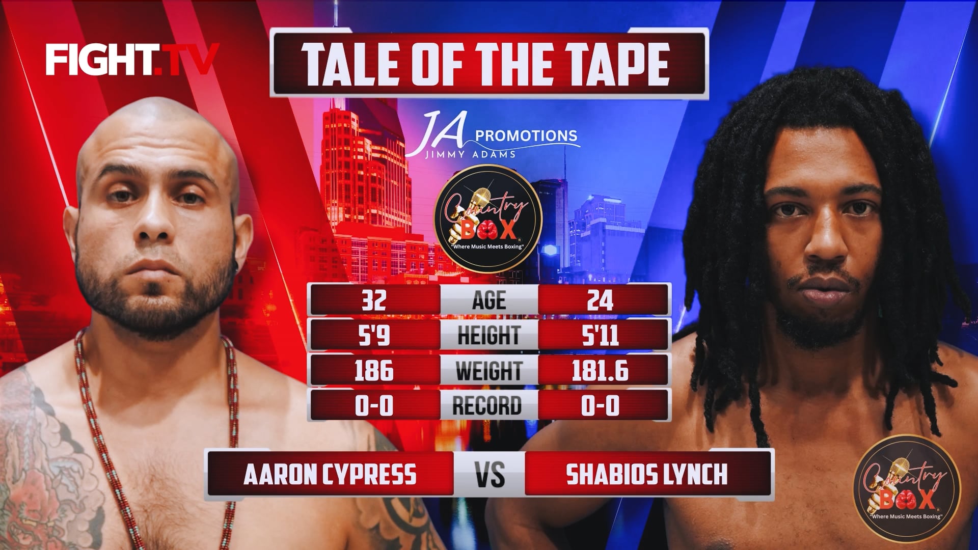 Aaron Cypress vs. Shabios Lynch