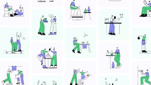 Animated People and Places Set, a Person Illustration by Creative Stall (Thumbnail 5 of 5)