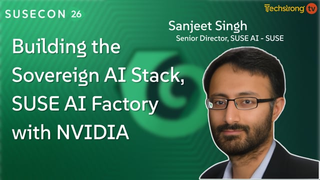 Building the Sovereign AI Stack: SUSE AI Factory with NVIDIA