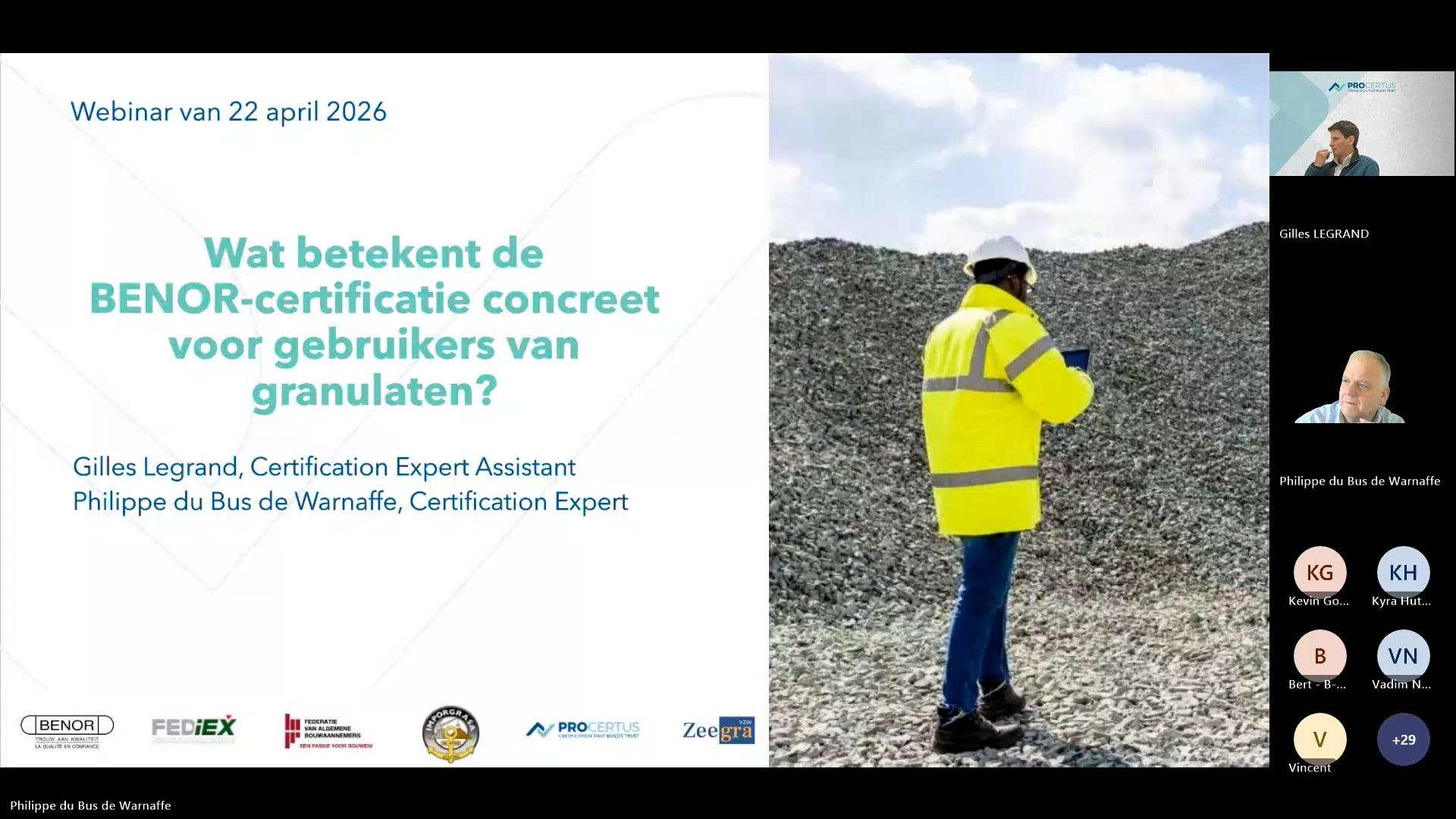 Webinar - Wat betekent BENOR-certificatie concreet voor gebruikers van ...