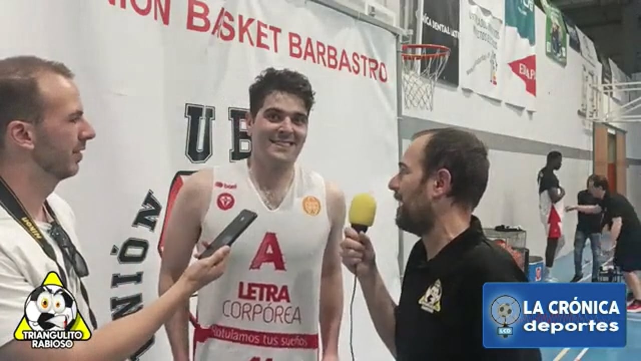 (ÚLTIMO PARTIDO DE LA TEMPORADA - ENTREVISTAS POST PARTIDO) Letra Corpórea Barbastro 73-86 Ibersol C.B Tarragona / 3ª FEB