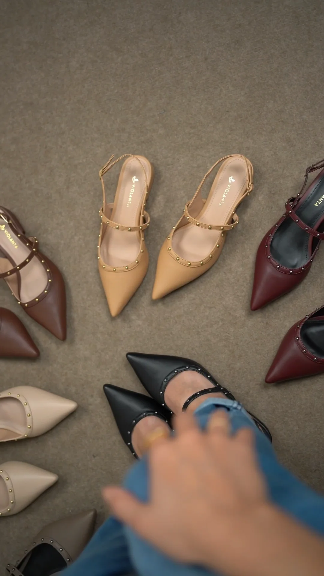 SLINGBACK VIOLANTA NANI TERRA | Violanta Calçados Femininos