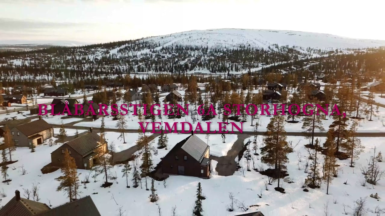 5 rum Lägenhet på Blåbärsstigen 6A Vemdalen Bergs kommun - video